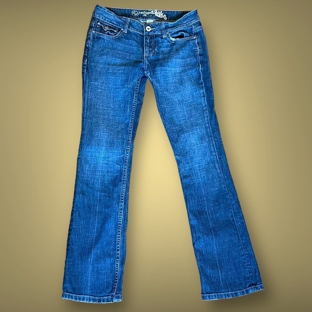 Refuge Premium Juniors Denim Bootcut Jeans - Size 5
